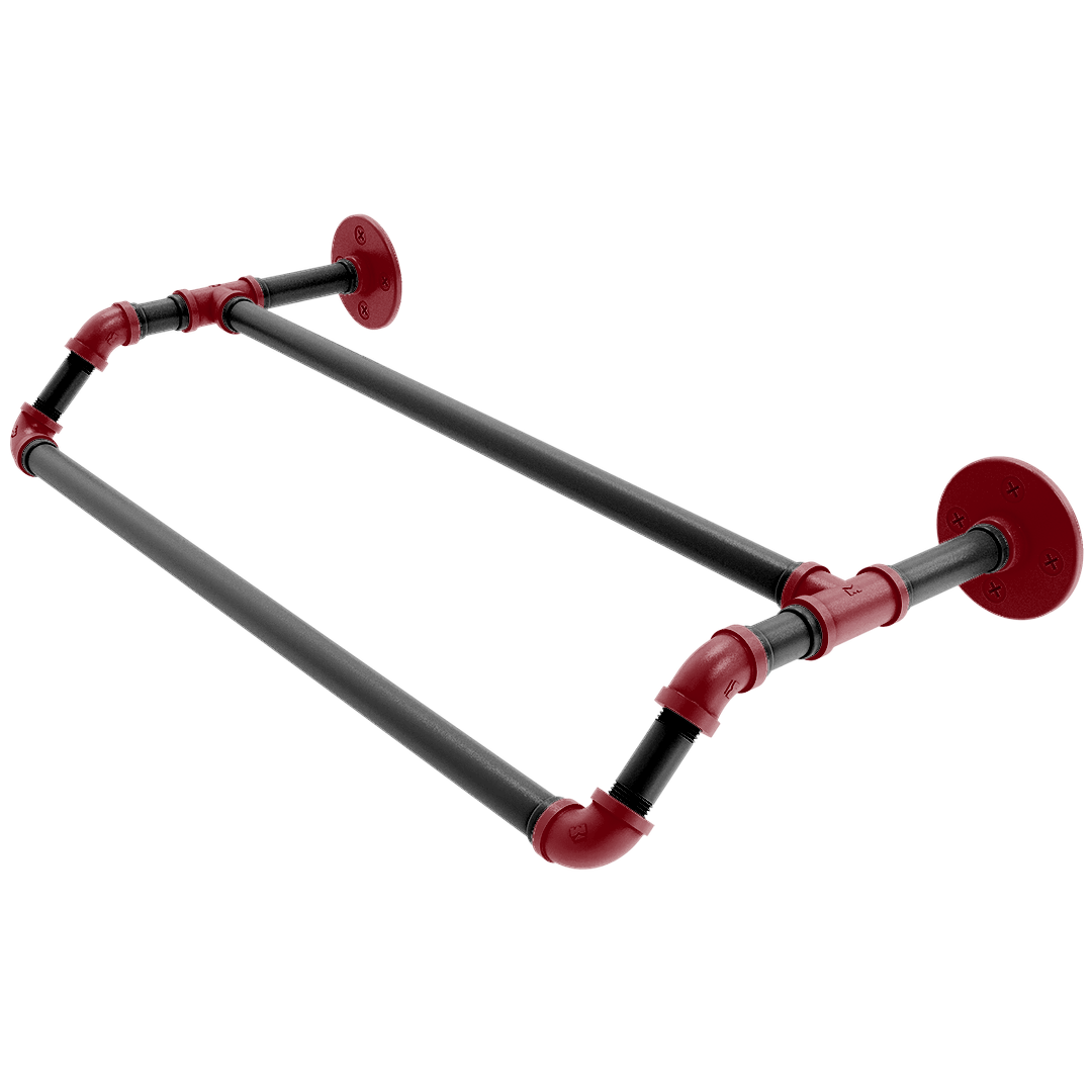 Collegiate Collection Double Towel Bar Columbia Garnet and Black Edition