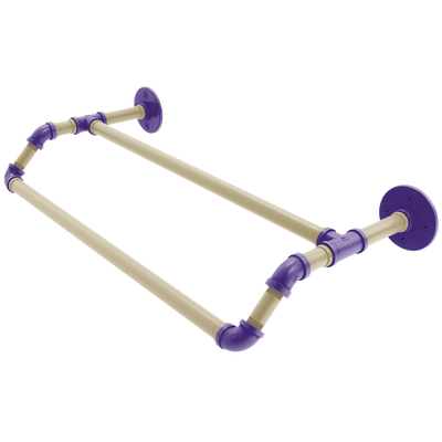 Collegiate Collection Double Towel Bar Seattle Purple and Gold Edition