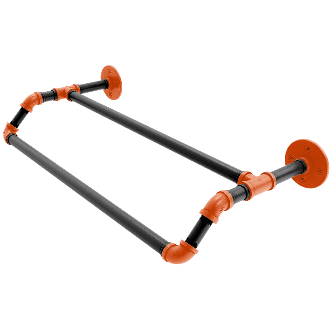 Collegiate Collection Double Towel Bar Corvallis Orange and Black Edition