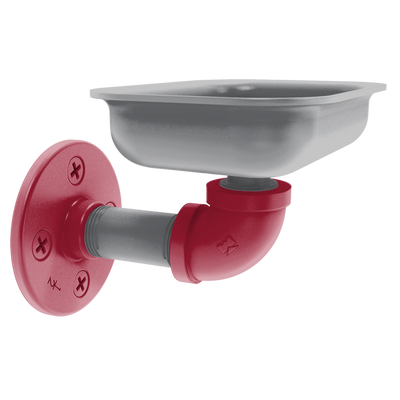 Collegiate Collection Wall Mounted Soap Dish Pullman Crimson and Gray Edition