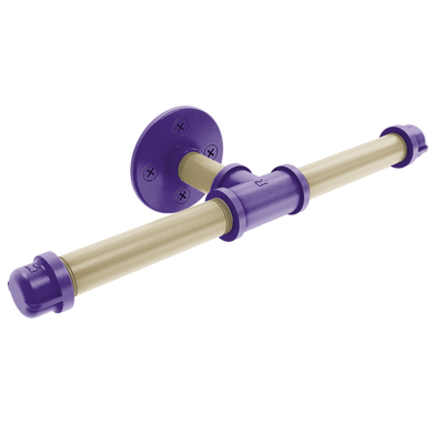 Collegiate Collection Double Roll Toilet Paper Holder Seattle Purple and Gold Edition