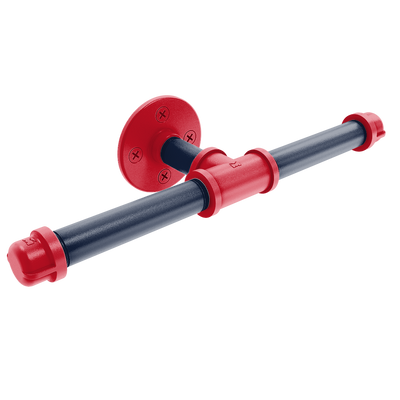 Collegiate Collection Double Roll Toilet Paper Holder Oxford Red and Navy Edition