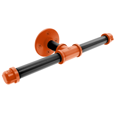Collegiate Collection Double Roll Toilet Paper Holder Corvallis Orange and Black Edition