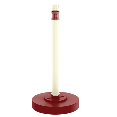 Collegiate Collection Countertop Paper Towel Stand Norman Crimson and Cream Edition