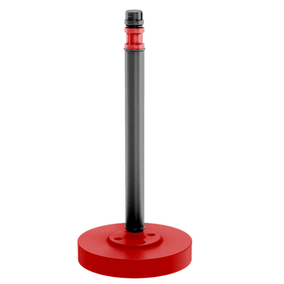 Collegiate Collection Countertop Paper Towel Stand Lubbock Red and Black Edition