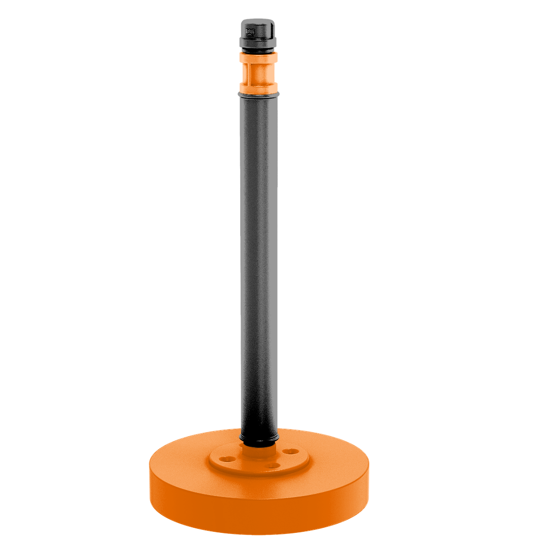 Collegiate Collection Countertop Paper Towel Stand Stillwater Orange and Black Edition