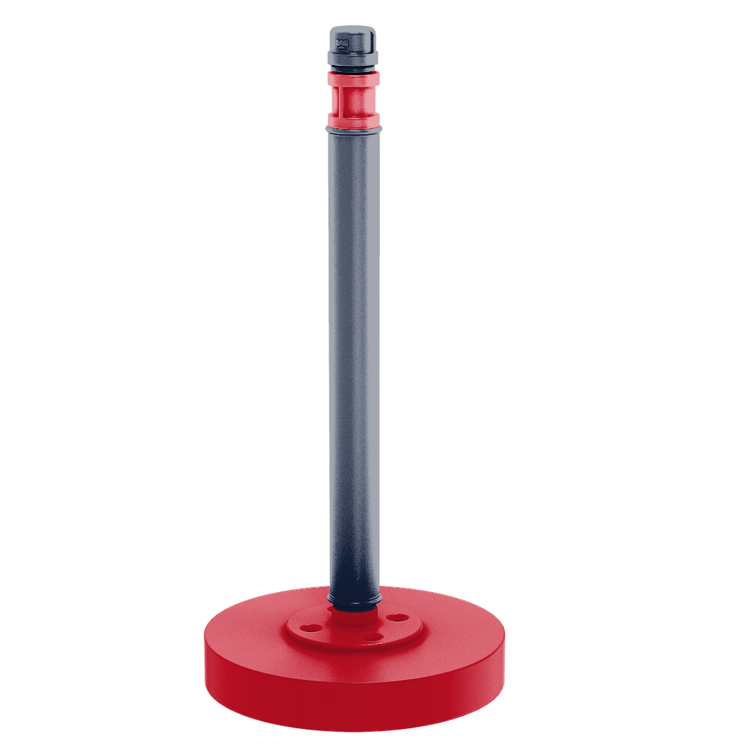 Collegiate Collection Countertop Paper Towel Stand Oxford Red and Navy Edition