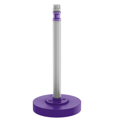 Collegiate Collection Countertop Paper Towel Stand Flint Hills Purple and Silver Edition