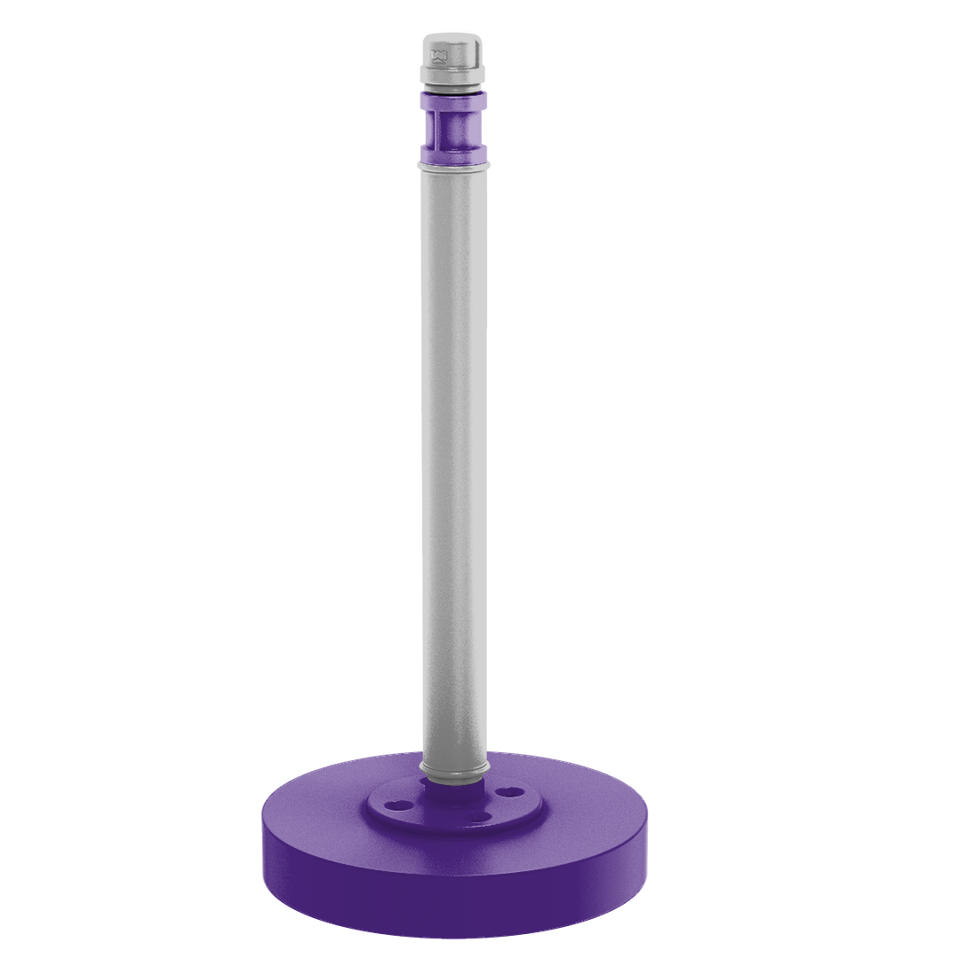 Collegiate Collection Countertop Paper Towel Stand Flint Hills Purple and Silver Edition