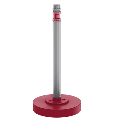 Collegiate Collection Countertop Paper Towel Stand Pullman Crimson and Gray Edition