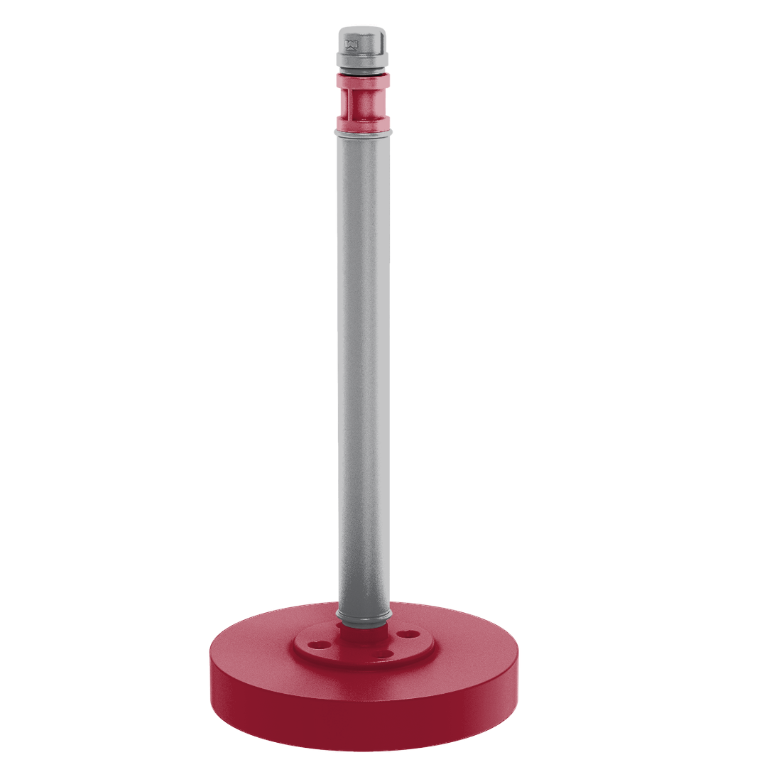 Collegiate Collection Countertop Paper Towel Stand Pullman Crimson and Gray Edition