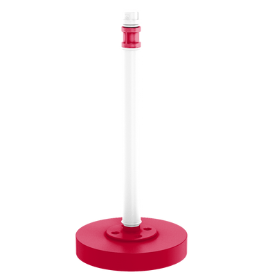 Collegiate Collection Countertop Paper Towel Stand Salt Lake Red and White Edition