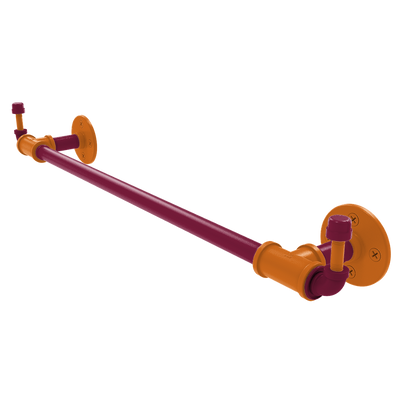 Collegiate Collection Towel Bar with Integrated Hooks Blacksburg Game Day Edition