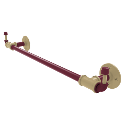 Collegiate Collection Towel Bar with Integrated Hooks Tallahassee Garnet and Gold Edition