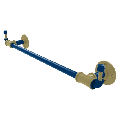 Collegiate Collection Towel Bar with Integrated Hooks Atlanta Gold and White Edition