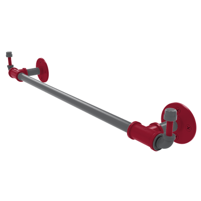 Collegiate Collection Towel Bar with Integrated Hooks Pullman Crimson and Gray Edition