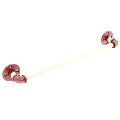 Collegiate Collection Towel Bar Norman Crimson and Cream Edition