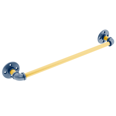 Collegiate Collection Towel Bar Mountaineer State Blue and Gold Edition