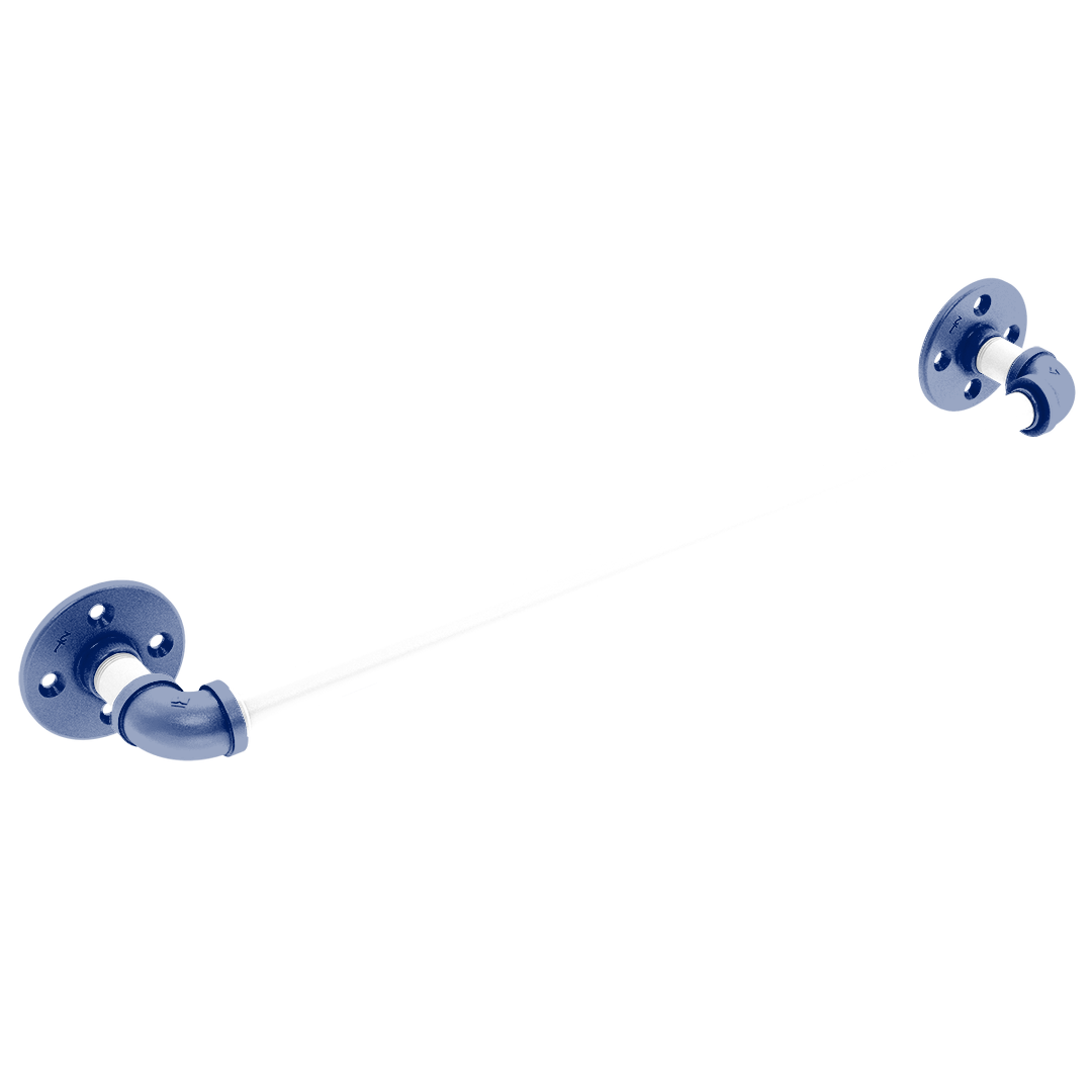 Collegiate Collection Towel Bar Durham Blue and White Edition