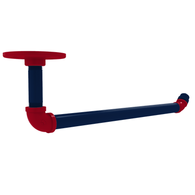 Collegiate Collection Under Cabinet Paper Towel Holder Tucson Red and Blue Edition