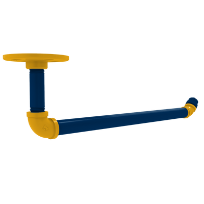 Collegiate Collection Under Cabinet Paper Towel Holder Bay Area Blue and Gold Edition