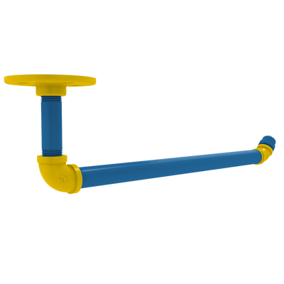 Collegiate Collection Under Cabinet Paper Towel Holder Westwood Blue and Gold Edition