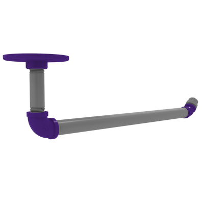 Collegiate Collection Under Cabinet Paper Towel Holder Flint Hills Purple and Silver Edition