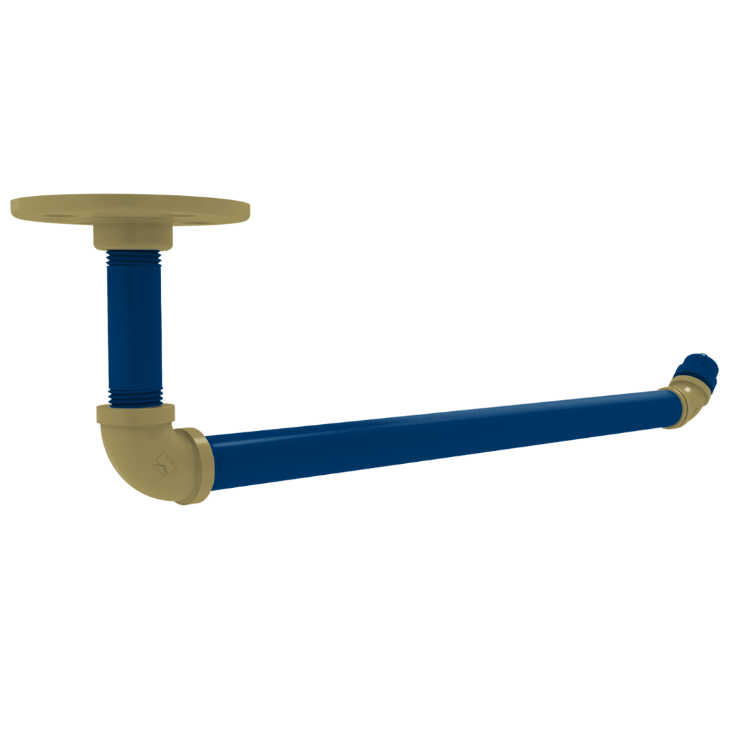 Collegiate Collection Under Cabinet Paper Towel Holder Atlanta Gold and White Edition