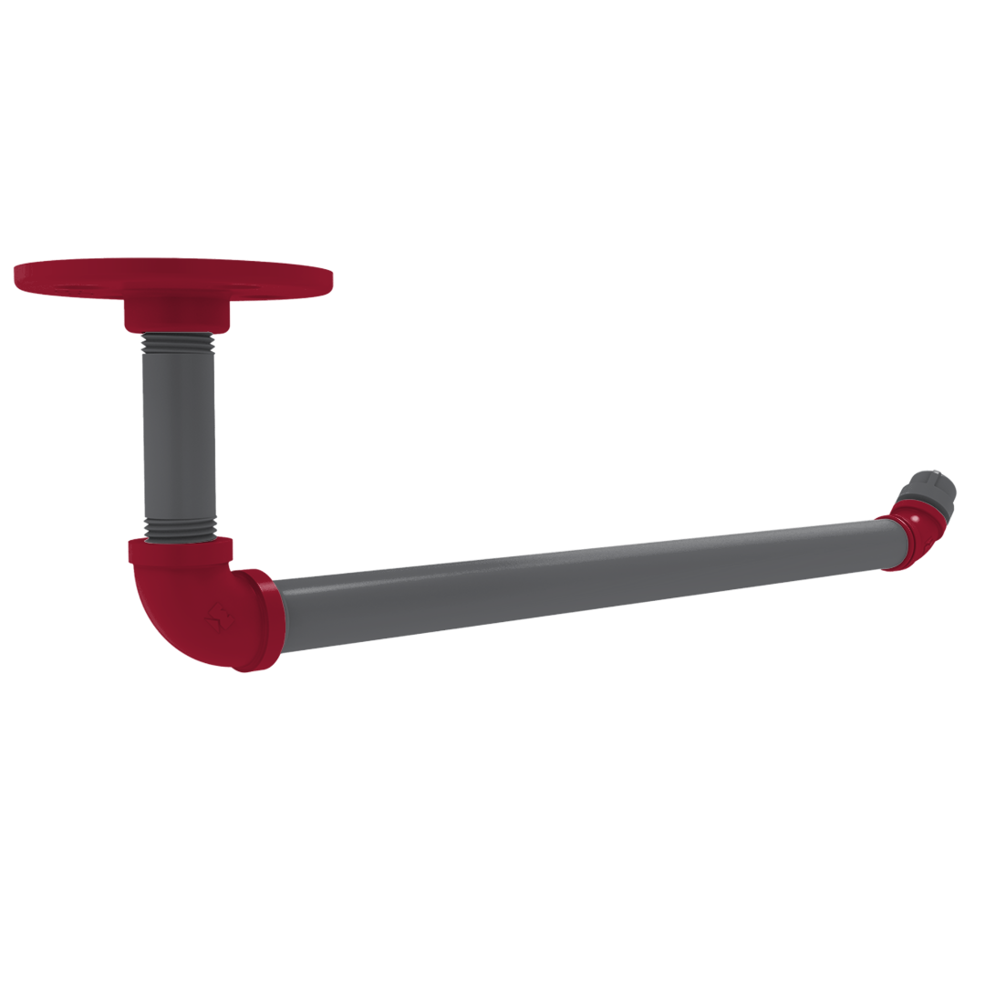 Collegiate Collection Under Cabinet Paper Towel Holder Pullman Crimson and Gray Edition