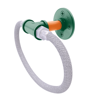Collegiate Collection Towel Ring with Stainless Steel Braided Ring South Beach Game Day Edition