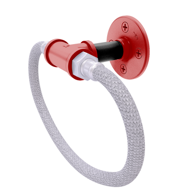 Collegiate Collection Towel Ring with Stainless Steel Braided Ring Derby City Game Day Edition