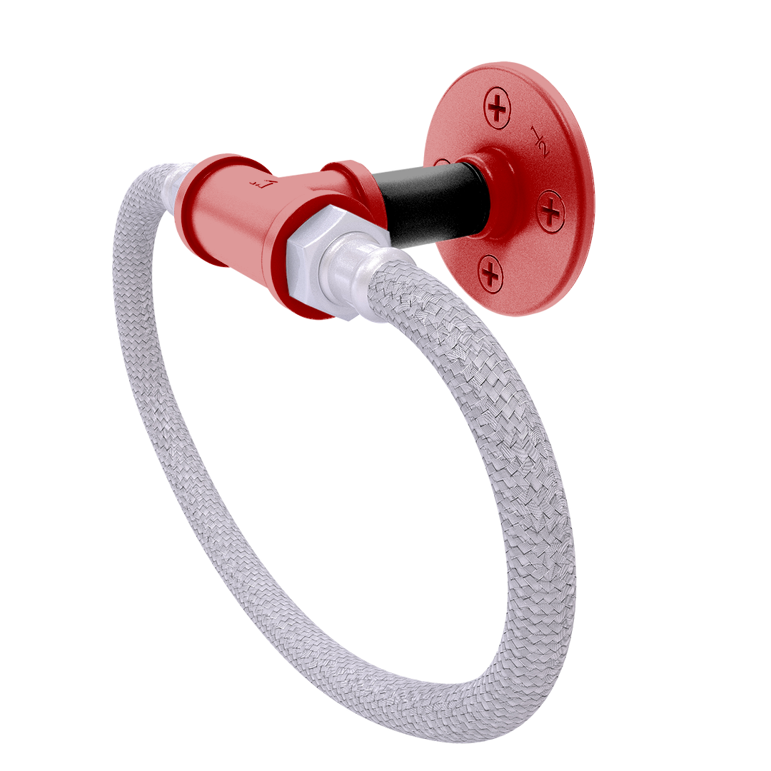 Collegiate Collection Towel Ring with Stainless Steel Braided Ring Derby City Game Day Edition