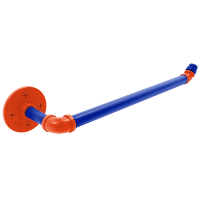 Collegiate Collection Wall Mounted Paper Towel Holder Swamp Blue and Orange Edition