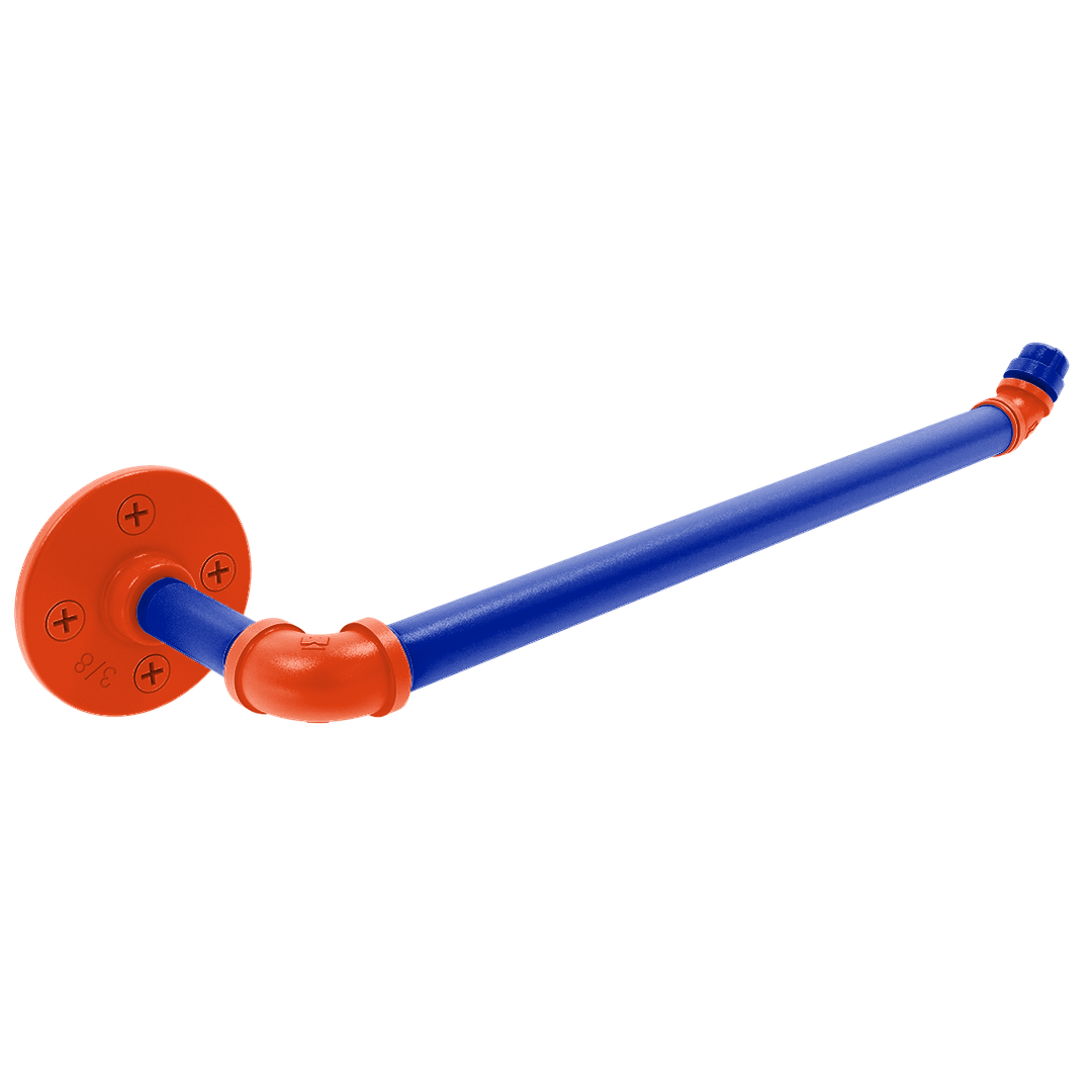 Collegiate Collection Wall Mounted Paper Towel Holder Swamp Blue and Orange Edition