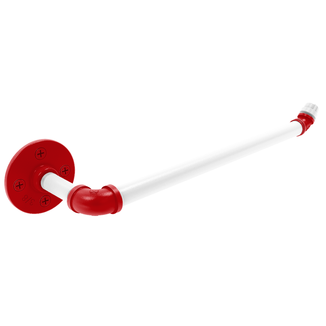 Collegiate Collection Wall Mounted Paper Towel Holder Badger State Red and White Edition