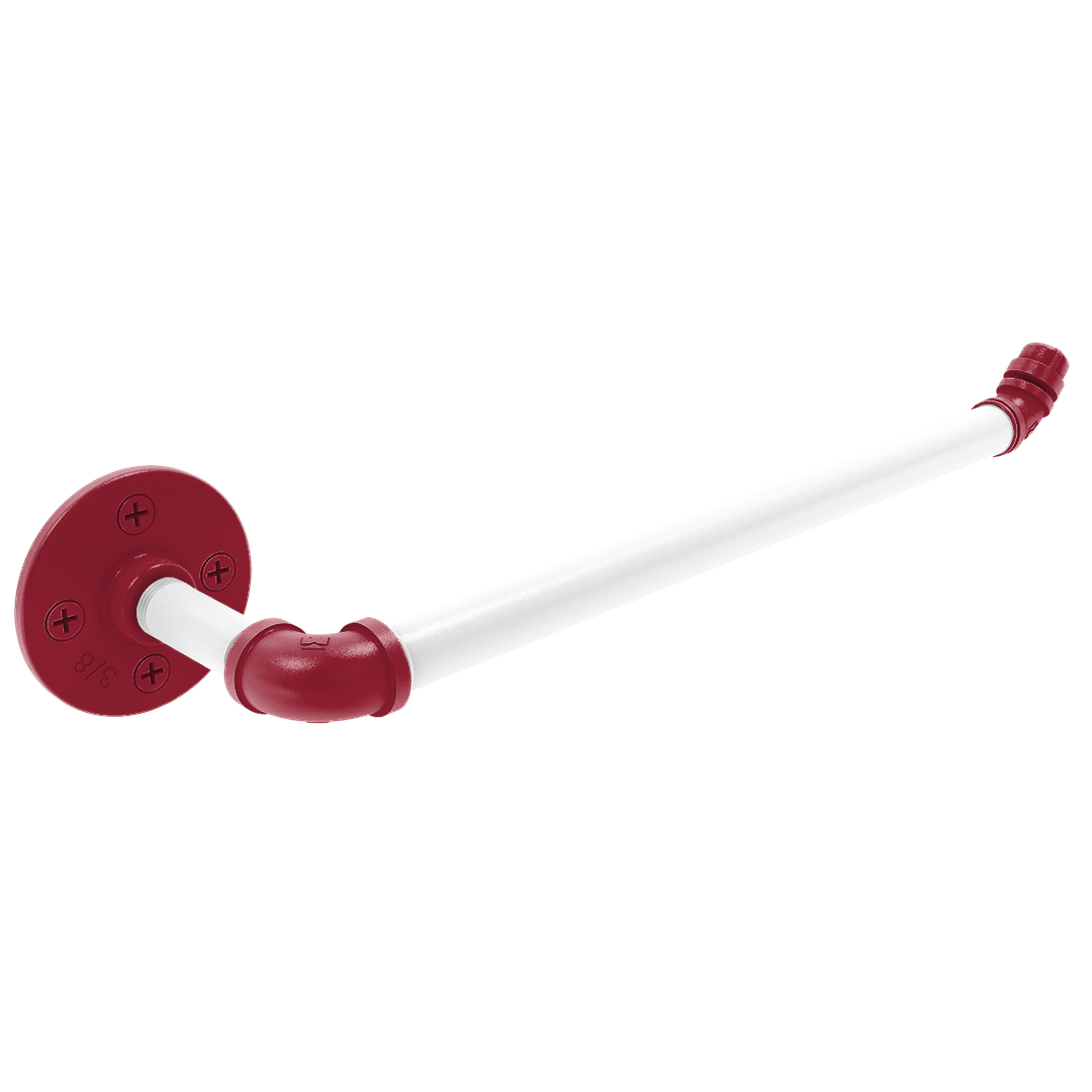 Collegiate Collection Wall Mounted Paper Towel Holder Fayetteville Red and White Edition