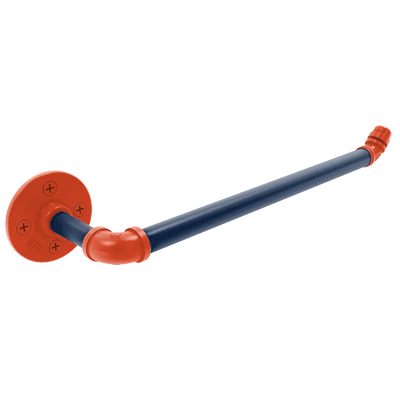 Collegiate Collection Wall Mounted Paper Towel Holder Champaign Orange and Blue Edition