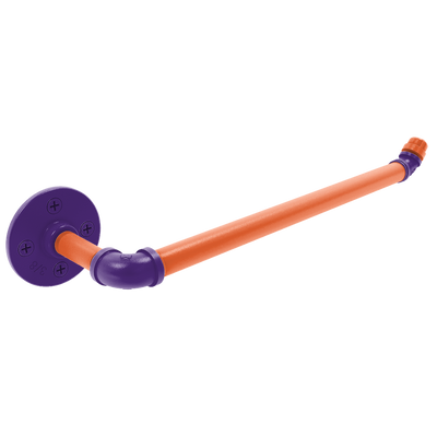 Collegiate Collection Wall Mounted Paper Towel Holder Foothills Orange and Purple Edition