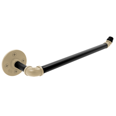 Collegiate Collection Wall Mounted Paper Towel Holder West Lafayette Black and Gold Edition
