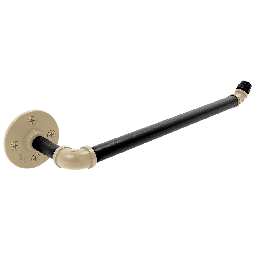 Collegiate Collection Wall Mounted Paper Towel Holder West Lafayette Black and Gold Edition