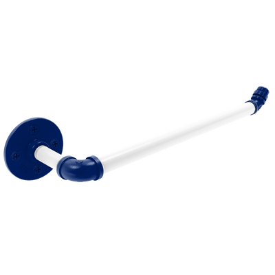 Collegiate Collection Wall Mounted Paper Towel Holder Durham Blue and White Edition