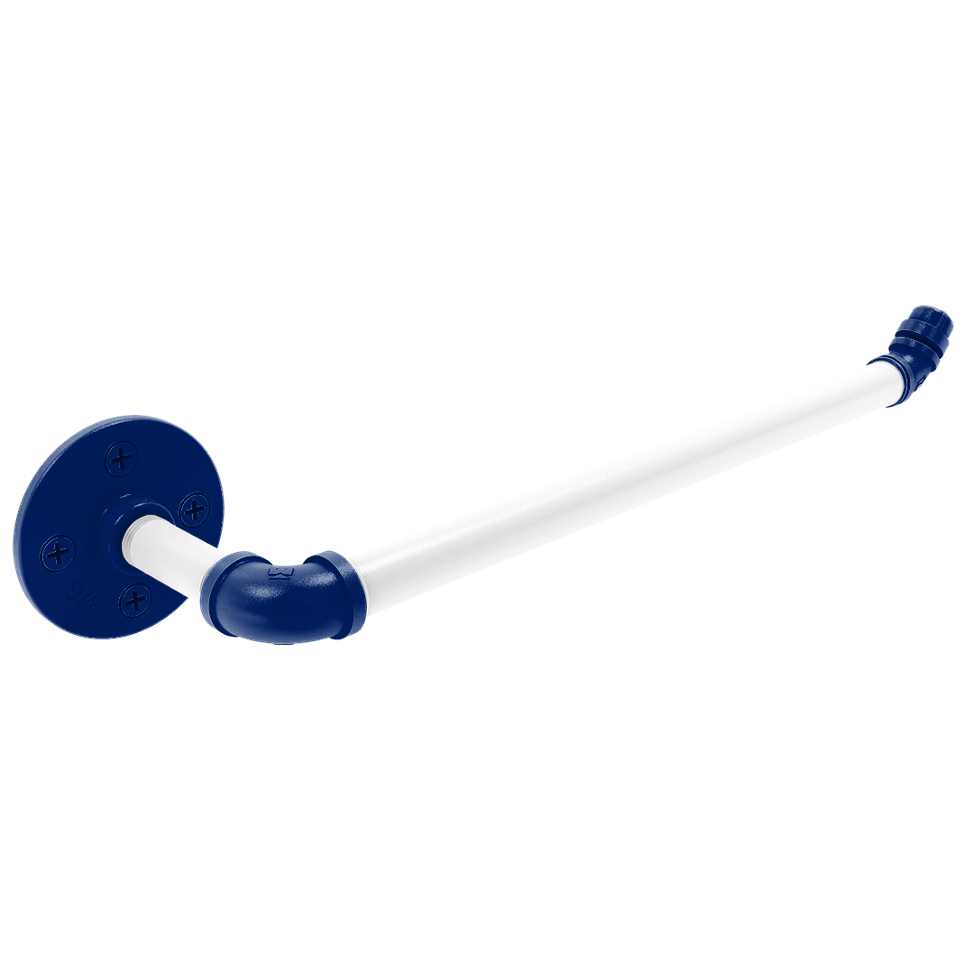 Collegiate Collection Wall Mounted Paper Towel Holder Durham Blue and White Edition
