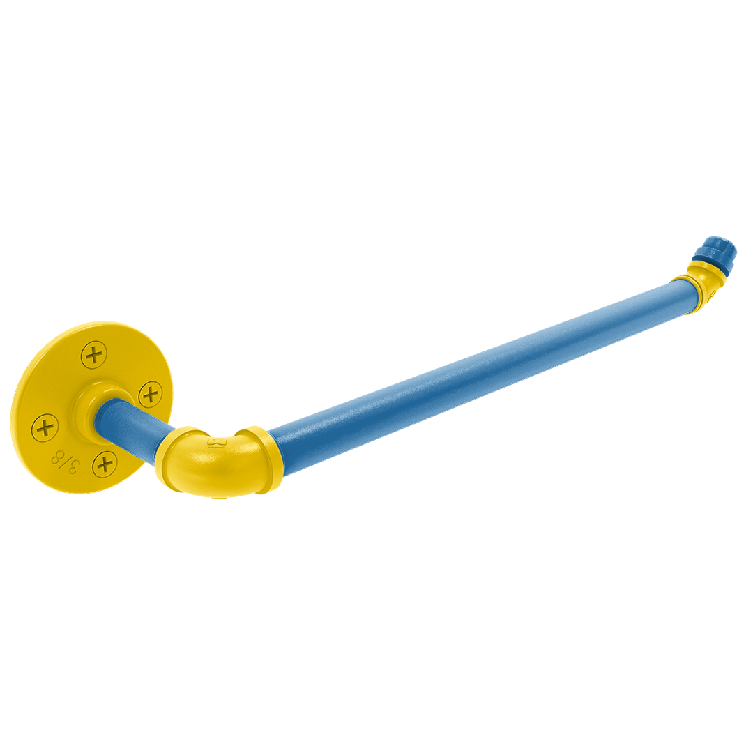 Collegiate Collection Wall Mounted Paper Towel Holder Westwood Blue and Gold Edition