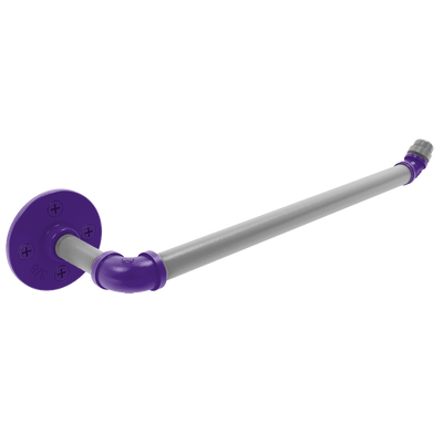 Collegiate Collection Wall Mounted Paper Towel Holder Flint Hills Purple and Silver Edition