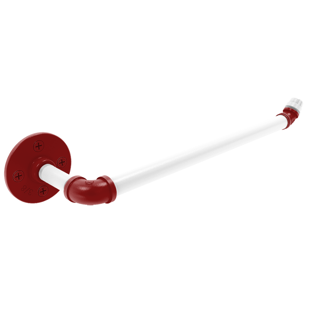 Collegiate Collection Wall Mounted Paper Towel Holder Silicon Valley Red and White Edition