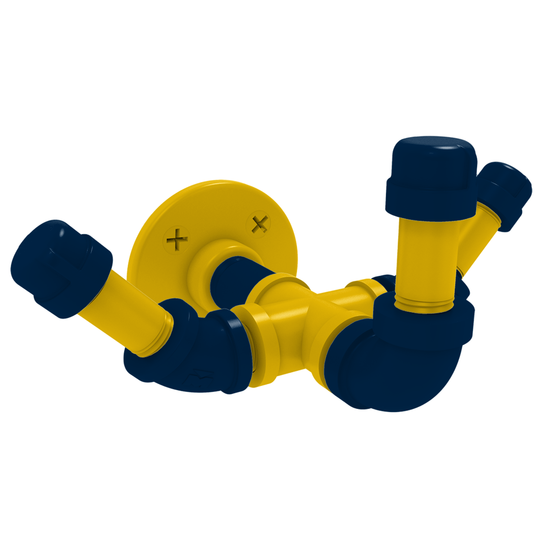 Collegiate Collection Triple Hook Great Lakes Maize and Blue Edition