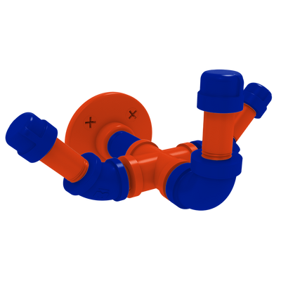 Collegiate Collection Triple Hook Swamp Blue and Orange Edition