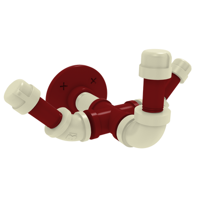 Collegiate Collection Triple Hook Norman Crimson and Cream Edition