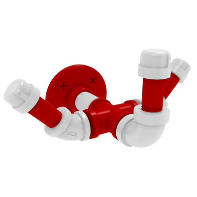 Collegiate Collection Triple Hook Cornhusker Red and White Edition