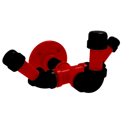 Collegiate Collection Triple Hook Lubbock Red and Black Edition